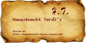 Hauszknecht Teréz névjegykártya