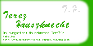 terez hauszknecht business card